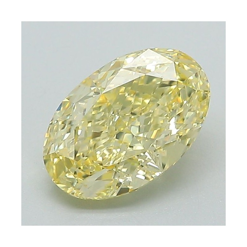 Diament laboratoryjny o barwie fantazyjnej szlif owalny, 1.41ct, VVS2, Fancy Intense Yellow, IGI LG723511077