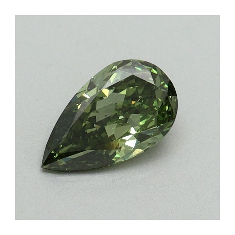 Diament laboratoryjny o barwie fantazyjnej szlif gruszkowy, 0.51ct, VVS2, Fancy Vivid Green, IGI LG665442952 Diament laboratoryjny o barwie fantazyjnej szlif gruszkowy, 0.51ct, VVS2, Fancy Vivid Green, IGI LG665442952