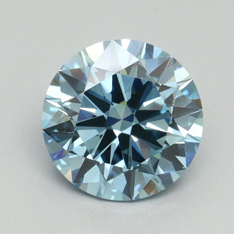 Diament laboratoryjny o barwie fantazyjnej szlif okrągły, 2.26ct, VVS2, Fancy Vivid Blue, IGI LG474128350