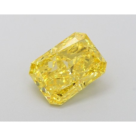 Diament laboratoryjny o barwie fantazyjnej radiant, 1.39ct, VVS1, Fancy Vivid Yellow, IGI LG639430091