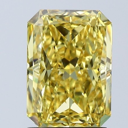 Diament laboratoryjny o barwie fantazyjnej radiant, 2.07ct, VVS2, Fancy Vivid Yellow, IGI LG677508299