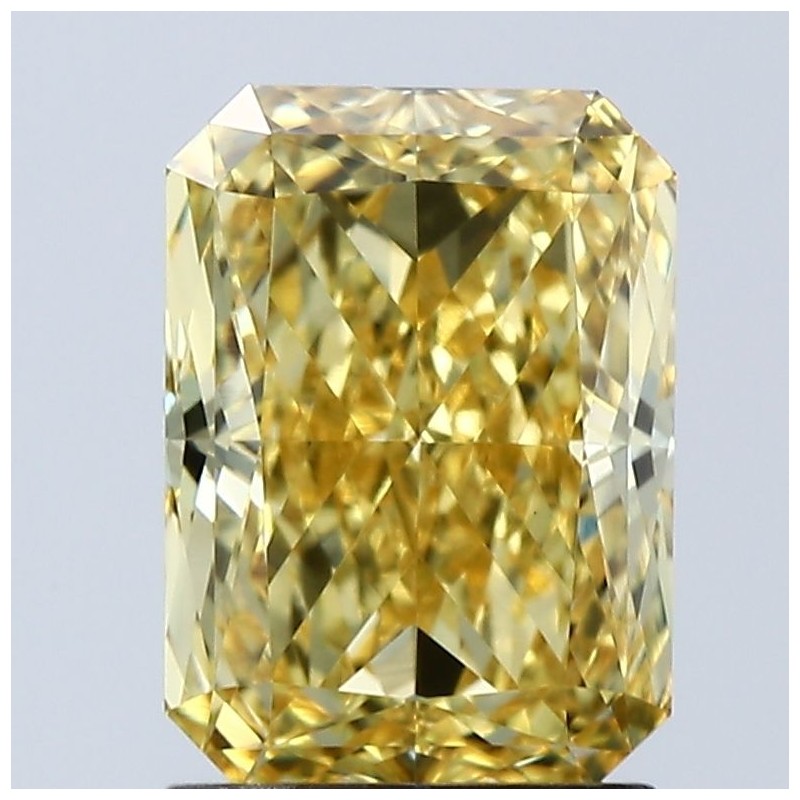 Diament laboratoryjny o barwie fantazyjnej radiant, 2.06ct, VVS2, Fancy Vivid Yellow, IGI LG678508595