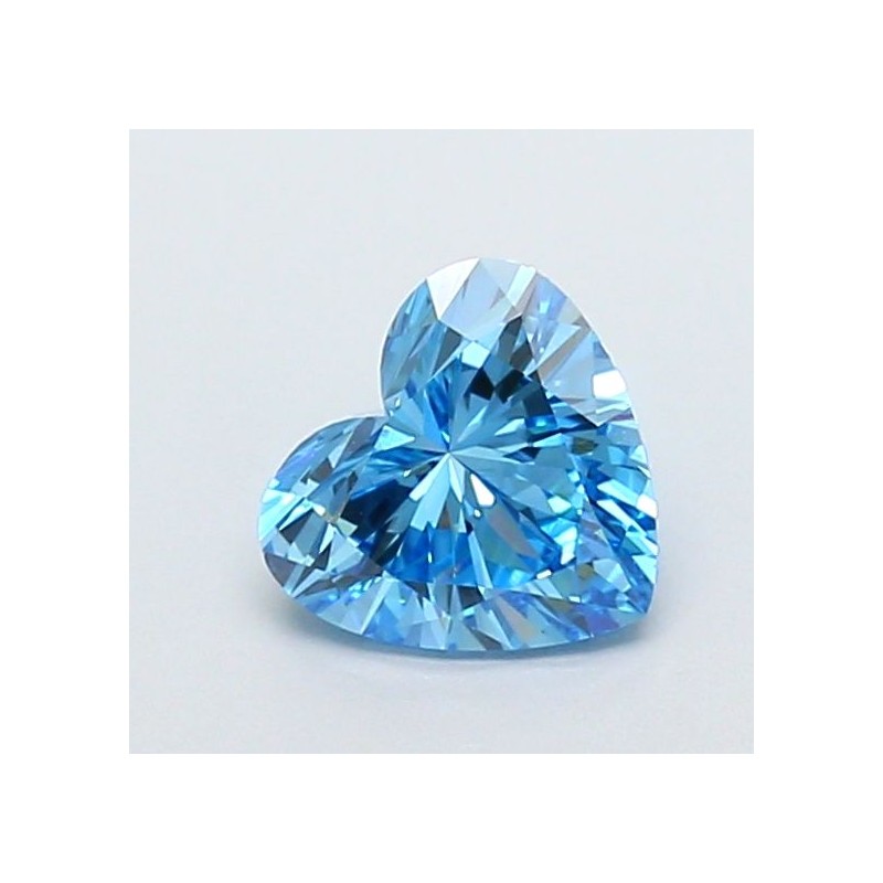 Diament laboratoryjny o barwie fantazyjnej serce, 1.35ct, VVS2, Fancy Vivid Blue, IGI LG731542889