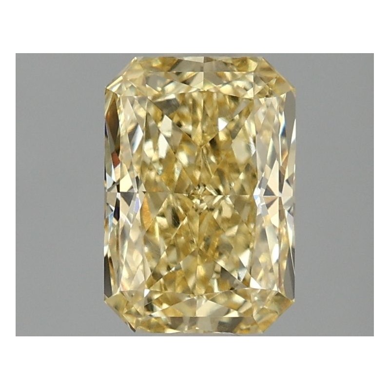Diament laboratoryjny o barwie fantazyjnej radiant, 1.76ct, VVS2, Fancy Vivid Yellow, IGI LG634488584