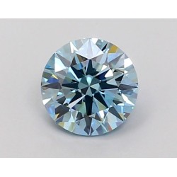 Diament laboratoryjny o barwie fantazyjnej szlif okrągły, 1.01ct, VVS1, Fancy Vivid Blue, IGI LG700514875
