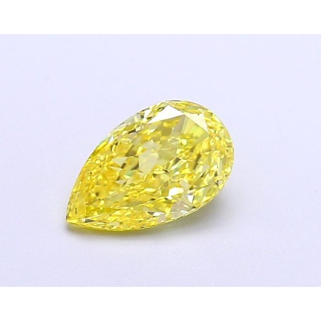 Diament laboratoryjny o barwie fantazyjnej szlif gruszkowy, 1.26ct, VVS2, Fancy Vivid Yellow, IGI LG674504288