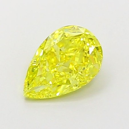 Diament laboratoryjny o barwie fantazyjnej szlif gruszkowy, 1.25ct, VVS1, Fancy Vivid Yellow, IGI LG700517878