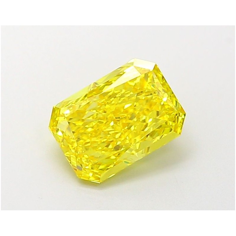 Diament laboratoryjny o barwie fantazyjnej radiant, 1.32ct, VVS1, Fancy Vivid Yellow, IGI LG694504294