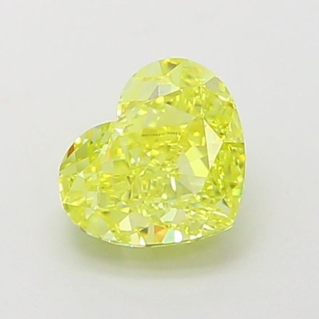 Diament laboratoryjny o barwie fantazyjnej serce, 1.26ct, VVS2, Fancy Vivid Yellow, IGI LG660455217