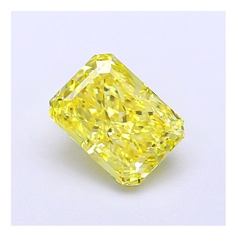 Diament laboratoryjny o barwie fantazyjnej radiant, 1.26ct, VVS2, Fancy Vivid Yellow, IGI LG700517793