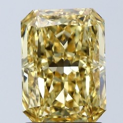 Diament laboratoryjny o barwie fantazyjnej radiant, 2.08ct, VVS1, Fancy Vivid Yellow, IGI LG678508732
