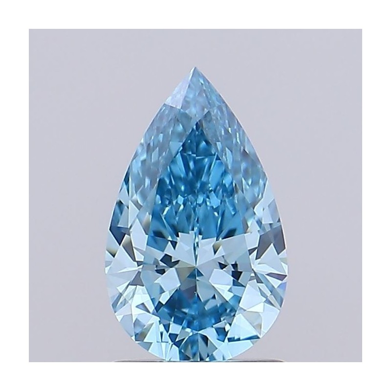 Diament laboratoryjny o barwie fantazyjnej szlif gruszkowy, 1.05ct, VVS2, Fancy Vivid Blue, IGI LG725518426