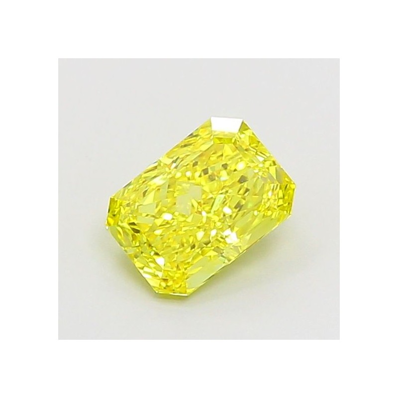 Diament laboratoryjny o barwie fantazyjnej radiant, 1.37ct, VVS1, Fancy Vivid Yellow, IGI LG700517853