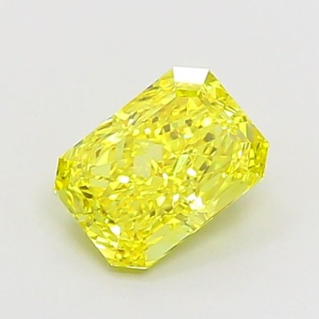 Diament laboratoryjny o barwie fantazyjnej radiant, 1.37ct, VVS1, Fancy Vivid Yellow, IGI LG700517853