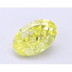 Diament laboratoryjny o barwie fantazyjnej szlif owalny, 1.26ct, VVS2, Fancy Vivid Yellow, IGI LG694504261