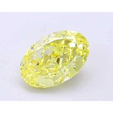 Diament laboratoryjny o barwie fantazyjnej szlif owalny, 1.26ct, VVS2, Fancy Vivid Yellow, IGI LG694504261