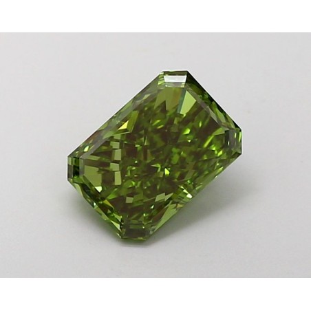 Diament laboratoryjny o barwie fantazyjnej radiant, 1.58ct, VVS2, Fancy Vivid Green, IGI LG700514847