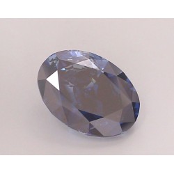 Diament laboratoryjny o barwie fantazyjnej szlif owalny, 2.18ct, VVS2, Fancy Deep Blue, IGI LG702512626