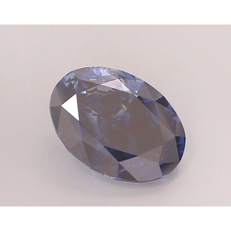 Diament laboratoryjny o barwie fantazyjnej szlif owalny, 2.18ct, VVS2, Fancy Deep Blue, IGI LG702512626