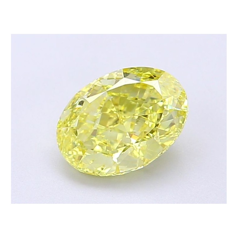 Diament laboratoryjny o barwie fantazyjnej szlif owalny, 1.29ct, VVS2, Fancy Vivid Yellow, IGI LG694504257 Diament laboratoryjny o barwie fantazyjnej szlif owalny, 1.29ct, VVS2, Fancy Vivid Yellow, IGI LG694504257