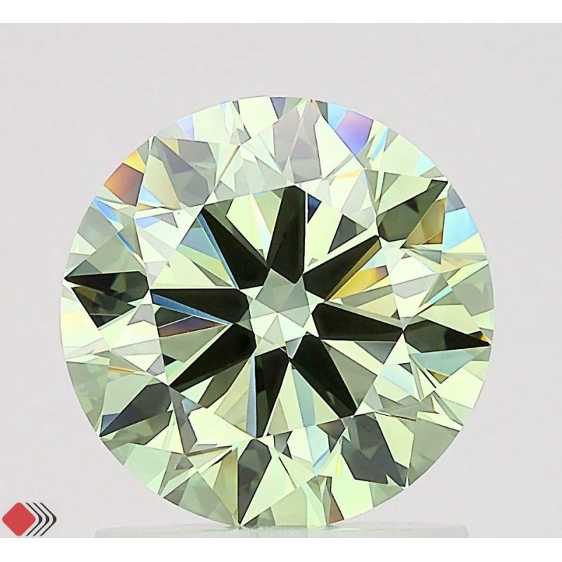 Diament laboratoryjny o barwie fantazyjnej szlif okrągły, 1.5ct, VVS2, Fancy Vivid Green, IGI LG700517122 Diament laboratoryjny o barwie fantazyjnej szlif okrągły, 1.5ct, VVS2, Fancy Vivid Green, IGI LG700517122