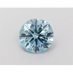 Diament laboratoryjny o barwie fantazyjnej szlif okrągły, 1.08ct, VVS2, Fancy Vivid Blue, IGI LG700517116