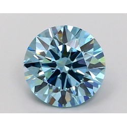 Diament laboratoryjny o barwie fantazyjnej szlif okrągły, 1.58ct, VVS2, Fancy Vivid Blue, IGI LG700514881