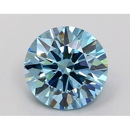 Diament laboratoryjny o barwie fantazyjnej szlif okrągły, 1.58ct, VVS2, Fancy Vivid Blue, IGI LG700514881