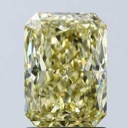 Diament laboratoryjny o barwie fantazyjnej radiant, 2.07ct, VVS2, Fancy Intense Yellow, IGI LG675592181