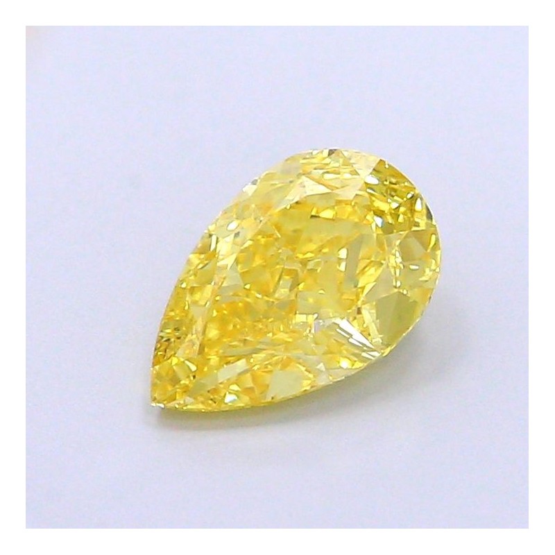 Diament laboratoryjny o barwie fantazyjnej szlif gruszkowy, 1.29ct, VVS2, Fancy Intense Yellow, IGI LG700517192