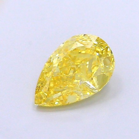 Diament laboratoryjny o barwie fantazyjnej szlif gruszkowy, 1.29ct, VVS2, Fancy Intense Yellow, IGI LG700517192