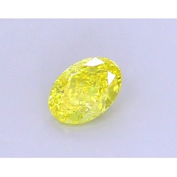 Diament laboratoryjny o barwie fantazyjnej szlif owalny, 1.27ct, VVS2, Fancy Vivid Yellow, IGI LG694504340