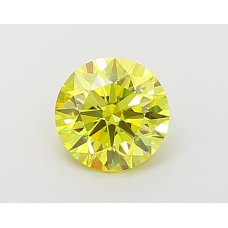 Diament laboratoryjny o barwie fantazyjnej szlif okrągły, 1.29ct, VVS2, Fancy Vivid Yellow, IGI LG677560896