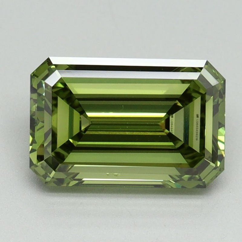 Diament laboratoryjny o barwie fantazyjnej szlif szmaragdowy, 2.12ct, VVS2, Fancy Vivid Green, IGI LG645459219 Diament laboratoryjny o barwie fantazyjnej szlif szmaragdowy, 2.12ct, VVS2, Fancy Vivid Green, IGI LG645459219