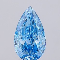 Diament laboratoryjny o barwie fantazyjnej szlif gruszkowy, 2.04ct, VVS2, Fancy Vivid Blue, IGI LG735594260