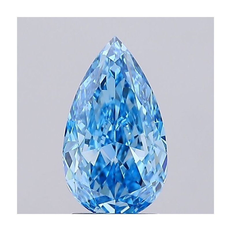 Diament laboratoryjny o barwie fantazyjnej szlif gruszkowy, 2.04ct, VVS2, Fancy Vivid Blue, IGI LG735594260 Diament laboratoryjny o barwie fantazyjnej szlif gruszkowy, 2.04ct, VVS2, Fancy Vivid Blue, IGI LG735594260