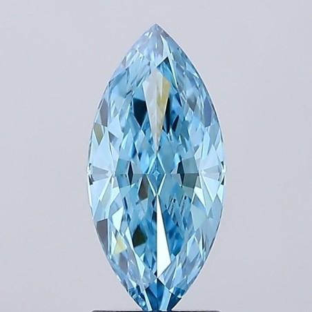 Diament laboratoryjny o barwie fantazyjnej markiza, 2.22ct, VVS2, Fancy Vivid Blue, IGI LG720592500