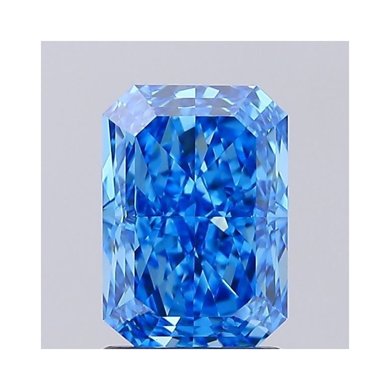 Diament laboratoryjny o barwie fantazyjnej radiant, 1.79ct, VVS2, Fancy Vivid Blue, IGI LG728538741