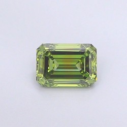 Diament laboratoryjny o barwie fantazyjnej szlif szmaragdowy, 1.07ct, VVS2, Fancy Vivid Green, IGI LG700517069
