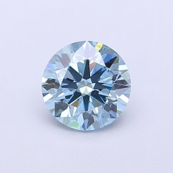 Diament laboratoryjny o barwie fantazyjnej szlif okrągły, 1.01ct, VVS1, Fancy Vivid Blue, IGI LG700517072
