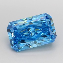 Diament laboratoryjny o barwie fantazyjnej radiant, 3ct, VVS2, Fancy Vivid Blue, IGI LG732569688