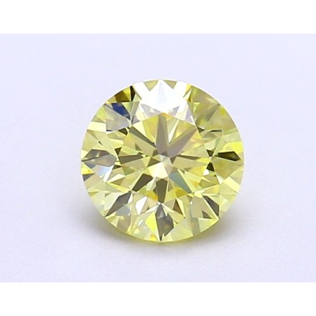 Diament laboratoryjny o barwie fantazyjnej szlif okrągły, 1.11ct, VVS2, Fancy Intense Yellow, IGI LG677560883