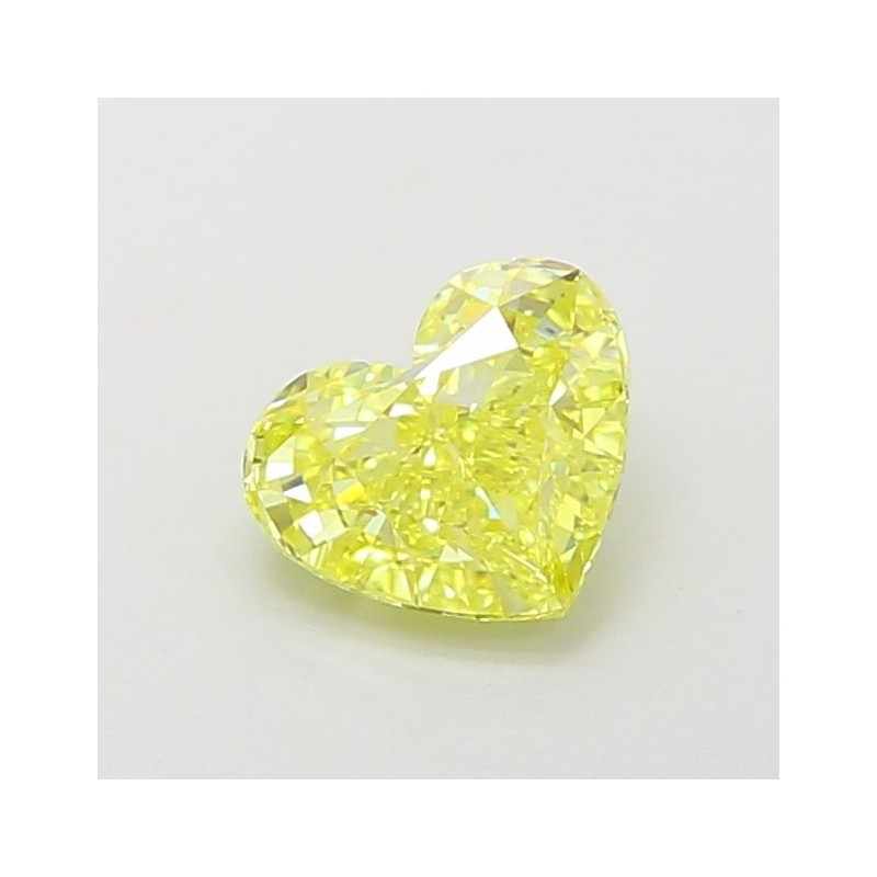 Diament laboratoryjny o barwie fantazyjnej serce, 1.13ct, IF, Fancy Vivid Yellow, IGI LG660455214 Diament laboratoryjny o barwie fantazyjnej serce, 1.13ct, IF, Fancy Vivid Yellow, IGI LG660455214