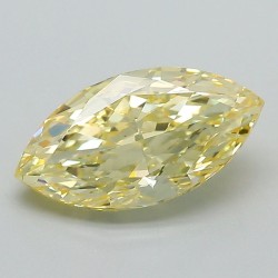 Diament laboratoryjny o barwie fantazyjnej markiza, 2.02ct, VVS2, Fancy Yellow, IGI LG712570524