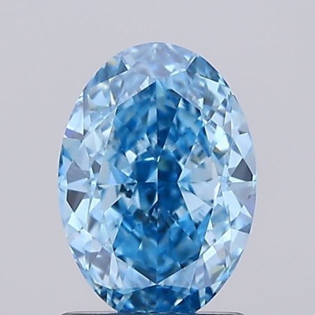 Diament laboratoryjny o barwie fantazyjnej szlif owalny, 1.51ct, VVS2, Fancy Vivid Blue, IGI LG732505957
