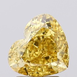 Diament laboratoryjny o barwie fantazyjnej serce, 2.02ct, VVS2, Fancy Vivid Yellow, IGI LG671416139