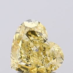 Diament laboratoryjny o barwie fantazyjnej serce, 1.55ct, VVS2, Fancy Intense Yellow, IGI LG678522205