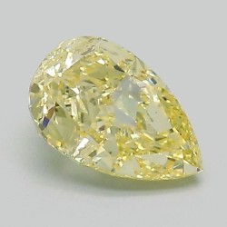 Diament laboratoryjny o barwie fantazyjnej szlif gruszkowy, 1.11ct, VVS2, Fancy Intense Yellow, IGI LG739514725