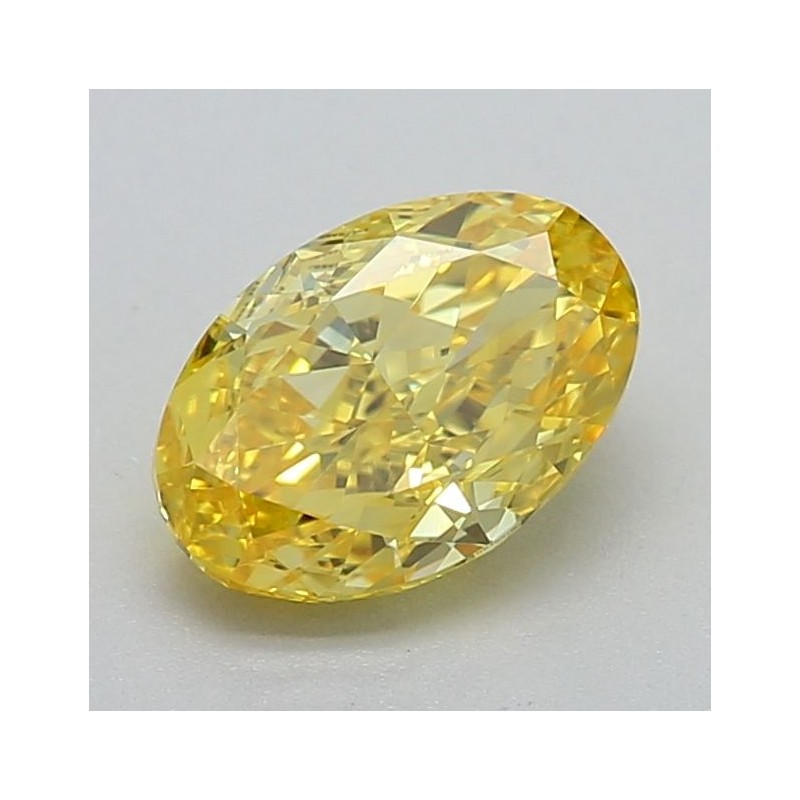 Diament laboratoryjny o barwie fantazyjnej szlif owalny, 0.81ct, VVS1, Fancy Vivid Yellow, IGI LG640411603 Diament laboratoryjny o barwie fantazyjnej szlif owalny, 0.81ct, VVS1, Fancy Vivid Yellow, IGI LG640411603