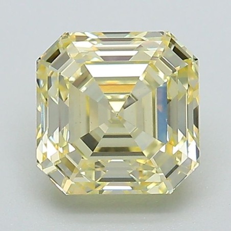 Diament laboratoryjny o barwie fantazyjnej Asscher, 1.67ct, VVS2, Fancy Intense Yellow, IGI LG654499917